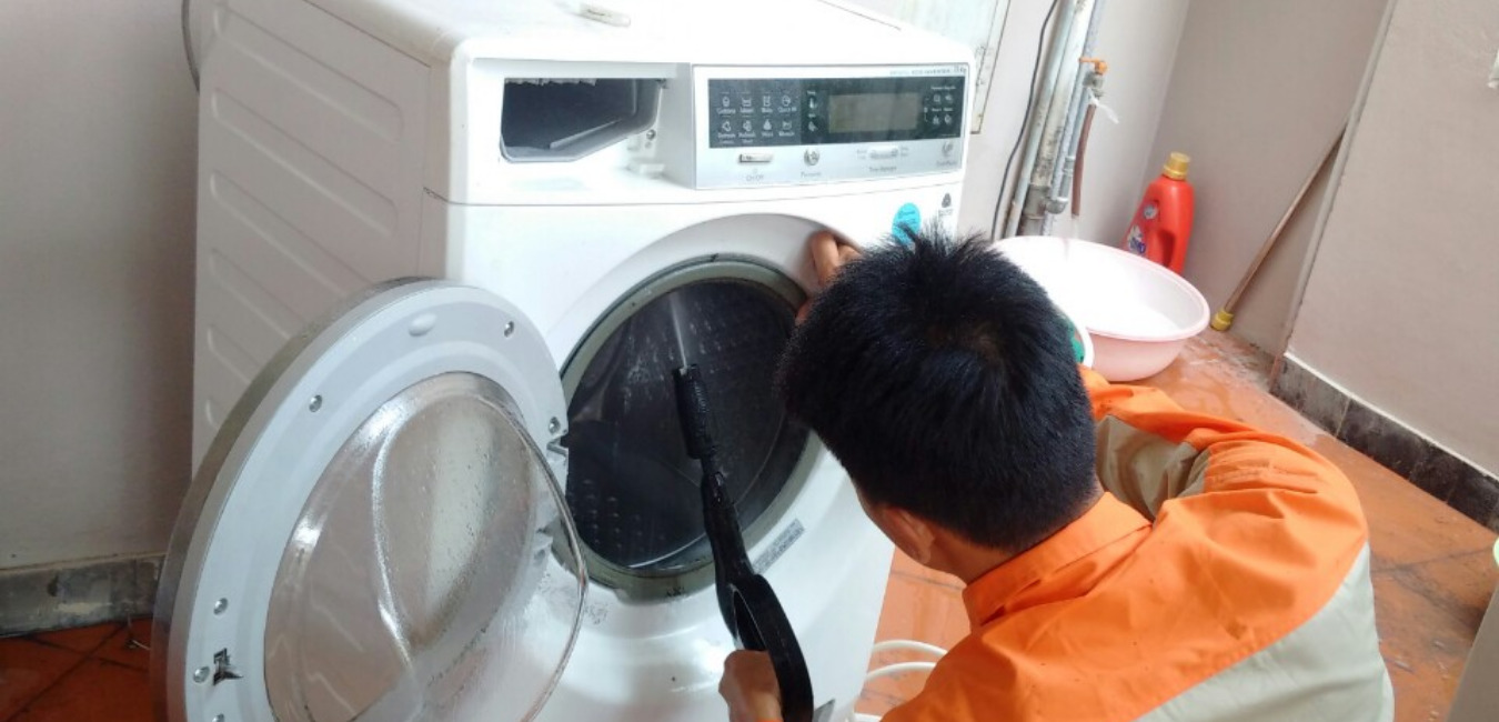 Huy Phong vệ sinh máy giặt tại Sơn Tịnh chuyên nghiệp