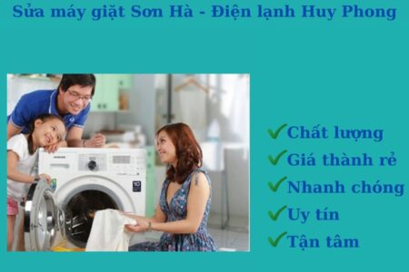 sửa máy giặt ở huyện sơn hà