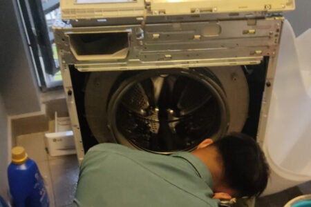Huy Phong cung cấp dịch vụ vệ sinh sửa máy giặt ở huyện Mộ Đức